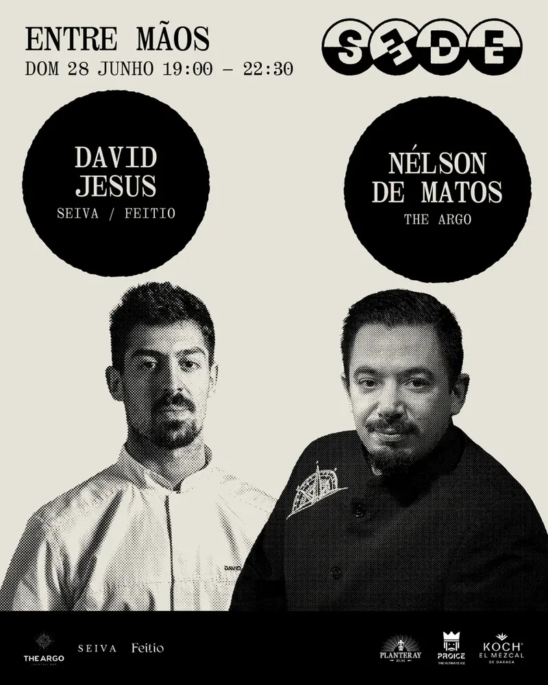 Poster for Entre Mãos with David Jesus and Nélson de Matos